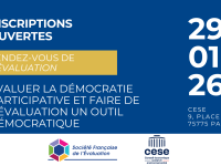 D&eacute;mocratie et &eacute;valuation : rendez-vous &agrave; Paris le 29 janvier 2026